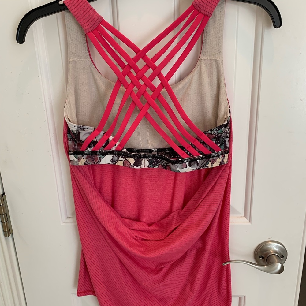 Lululemon size 6 pink tank - Picture 2 of 4